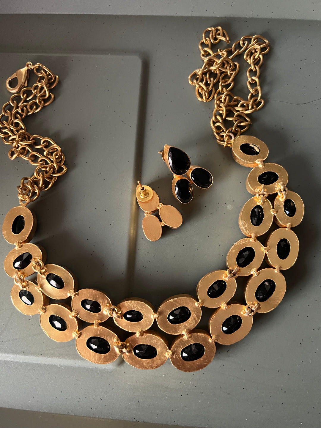 Statement Crystal Necklace Set