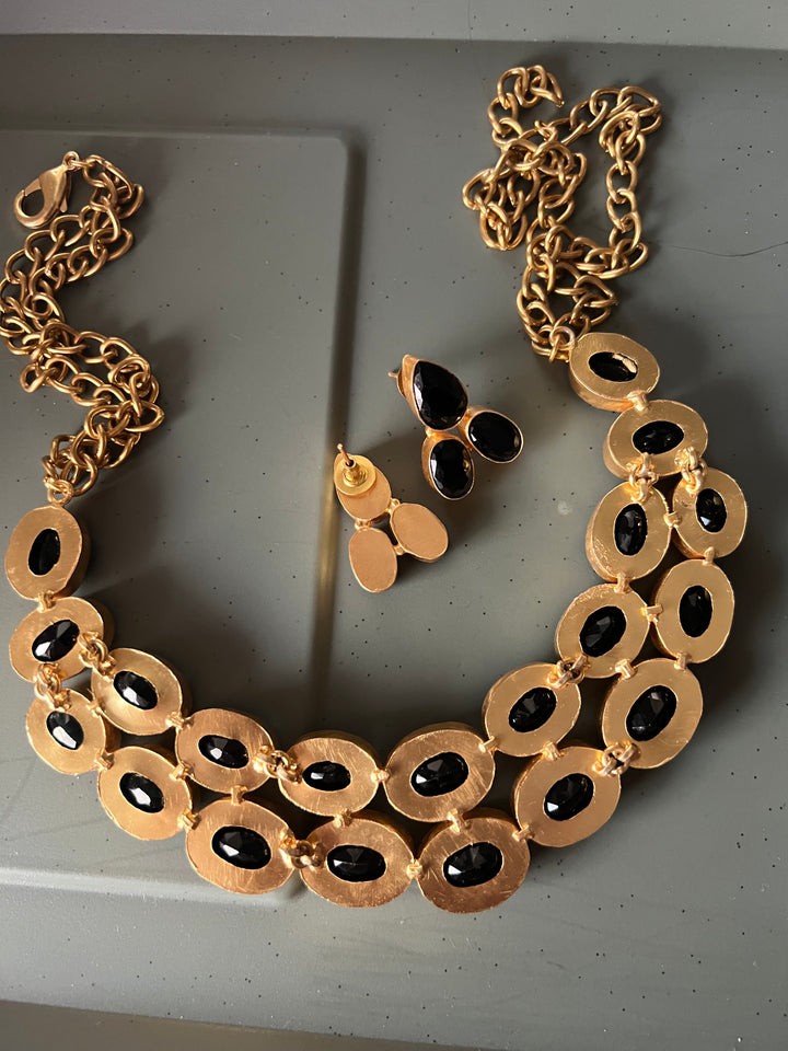 Statement Crystal Necklace Set