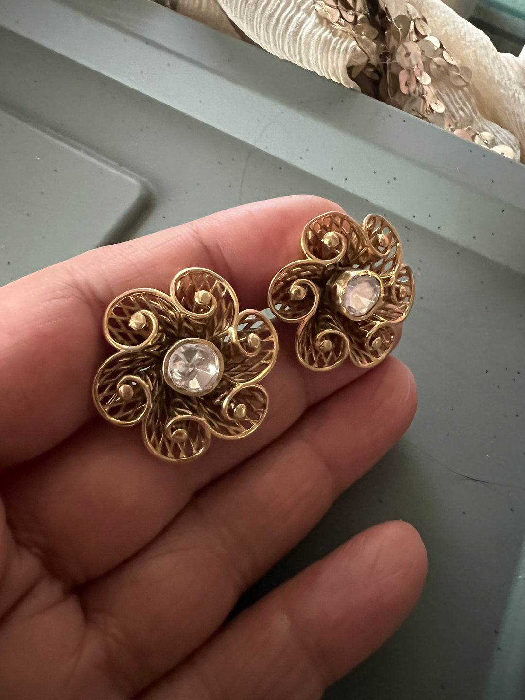 Pure 925 Silver Studs/ Silver Jewellery/ Real Silver/ 925 Silver Earrings