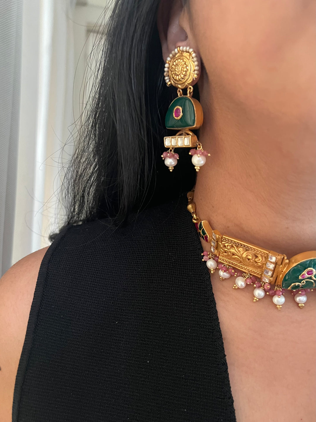 NeelKanth Gulistan | 925 Silver Choker Set