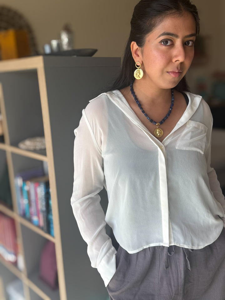 Handmade Designer Caeser Soda Lite Necklace Set | SHIVKA