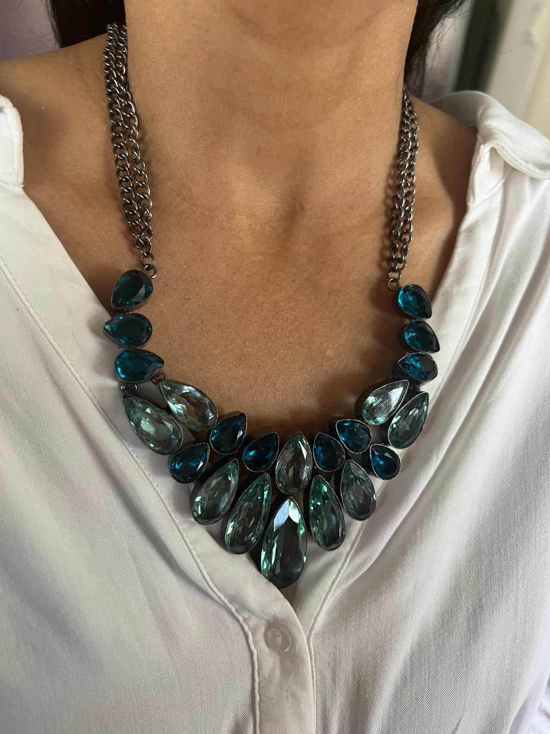 Statement Crystal Necklace Set