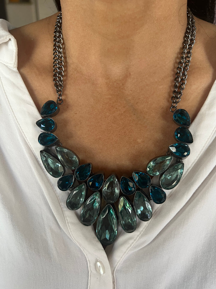 Statement Crystal Necklace Set