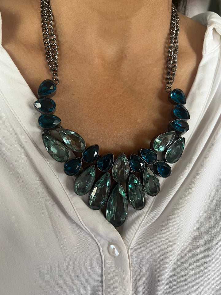 Statement Crystal Necklace Set