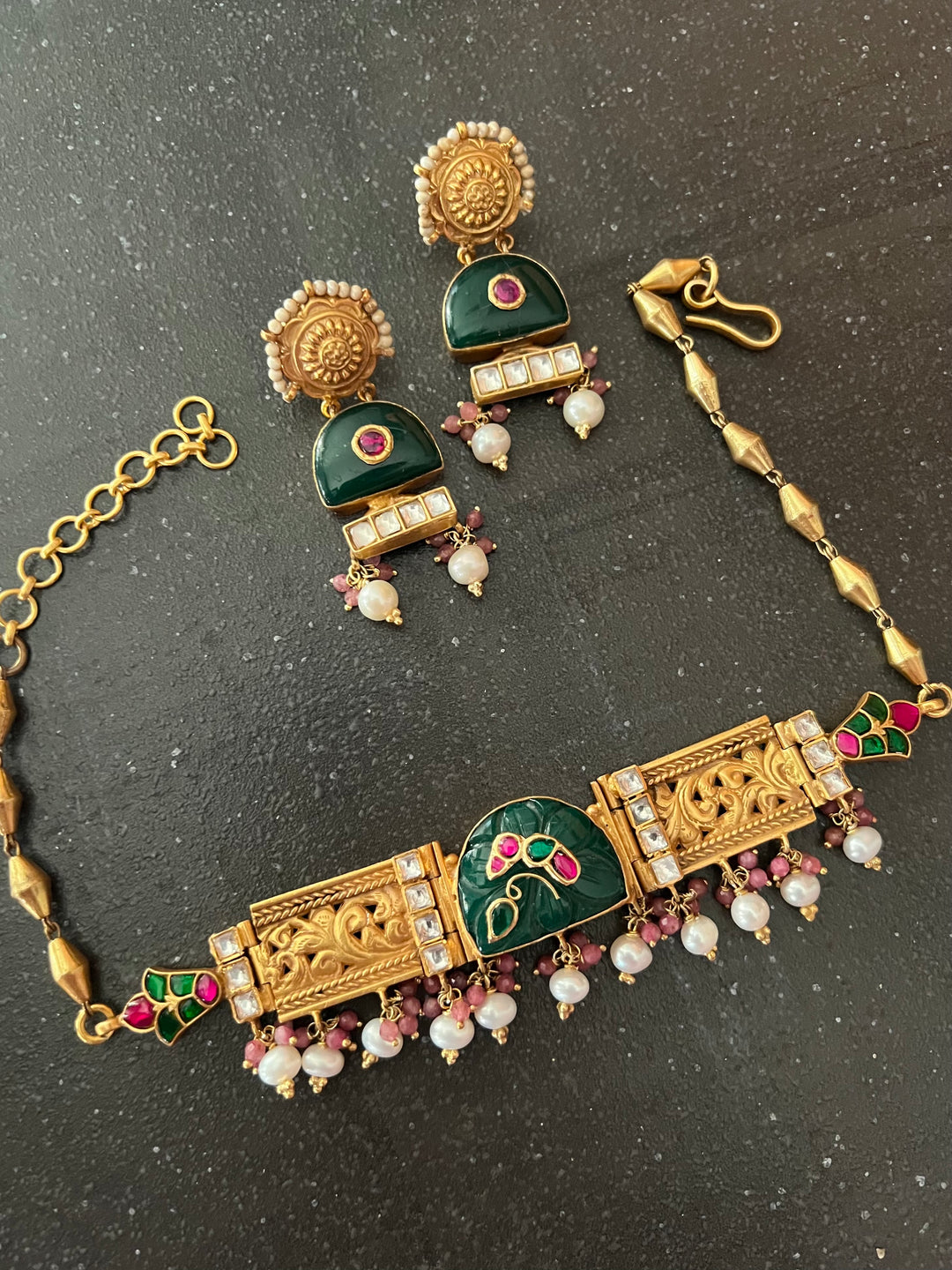 NeelKanth Gulistan | 925 Silver Choker Set