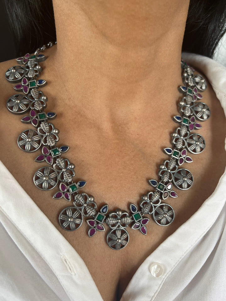 Antique Oxidized Necklace Set | Stunning Statement Jewelry