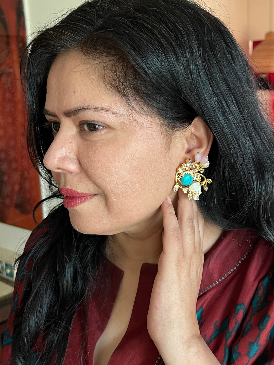 Designer One-of-a-kind Studs - Premium Quality, Exquisite Craftsmanship