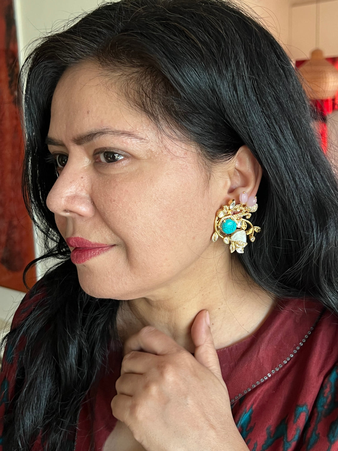 Designer One-of-a-kind Studs - Premium Quality, Exquisite Craftsmanship