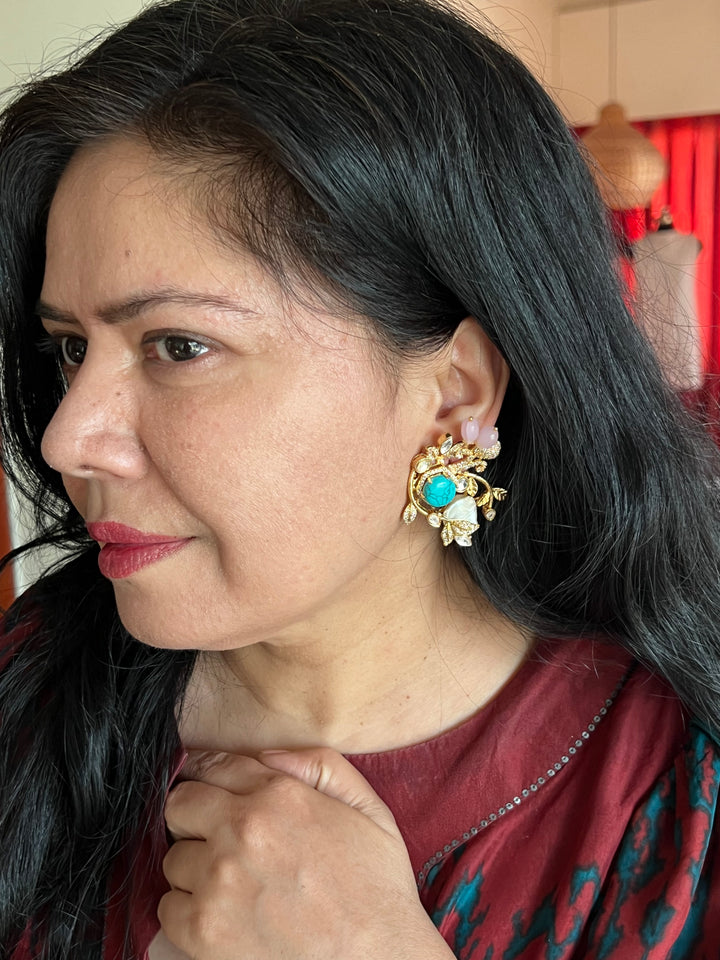 Designer One-of-a-kind Studs - Premium Quality, Exquisite Craftsmanship