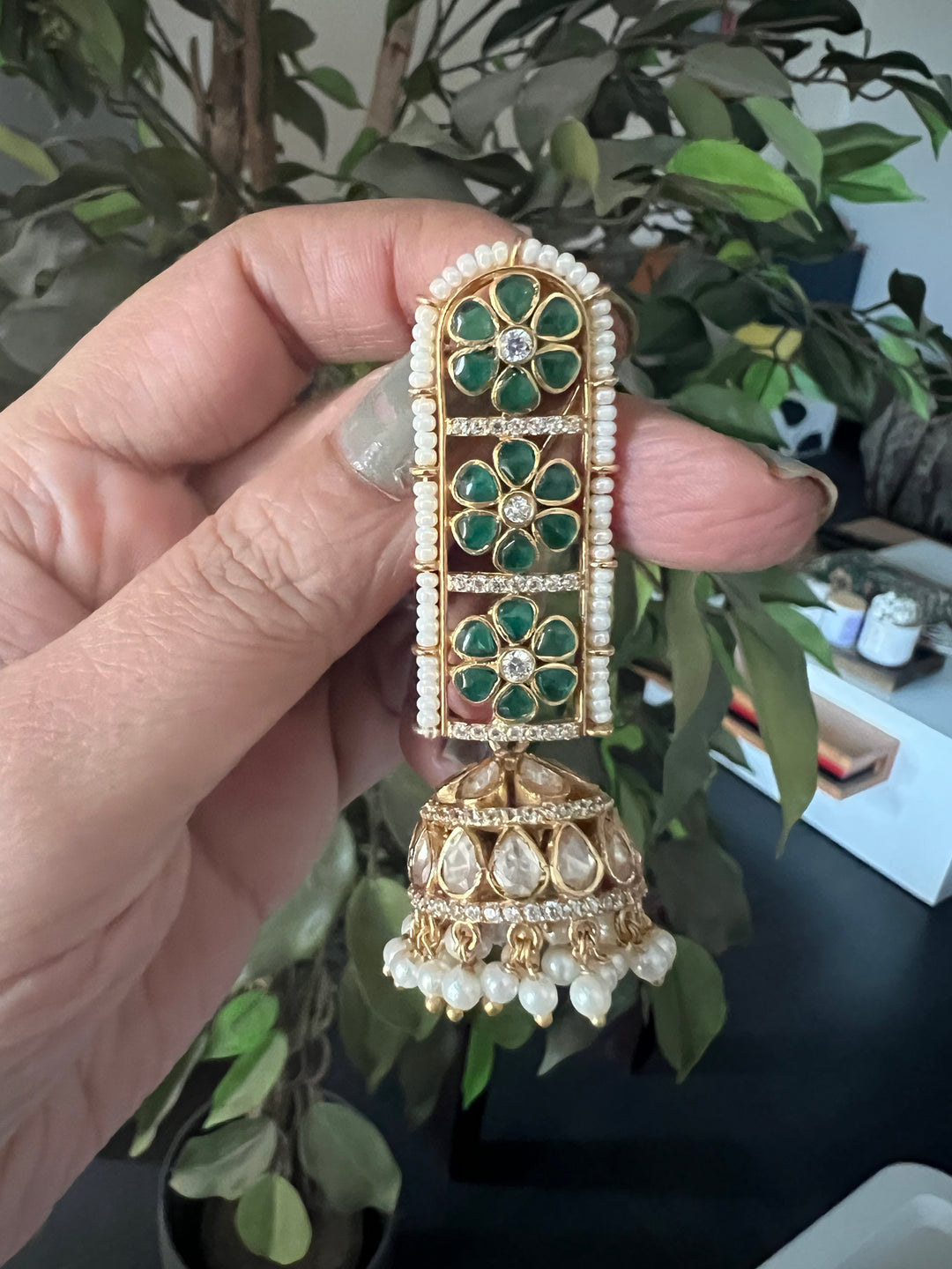 Pure 925 Silver Moissanite Earrings / Silver Earrings/ Moissanite Earrings