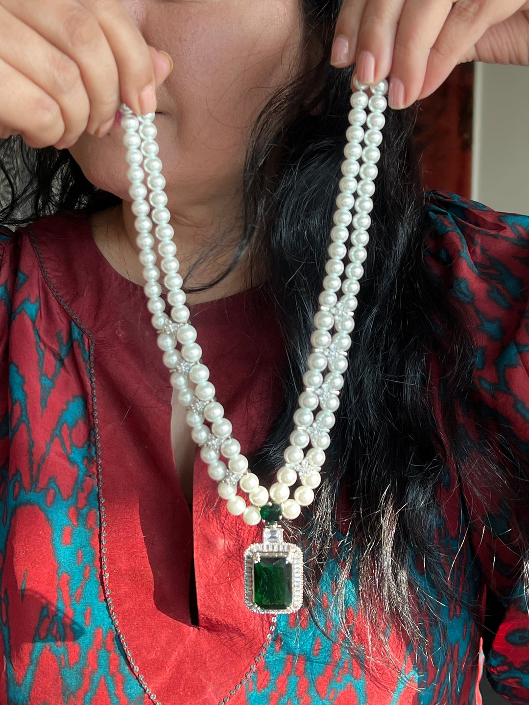 Beautiful Pearl and CZ Necklace Set - Unmatched Quality and Style