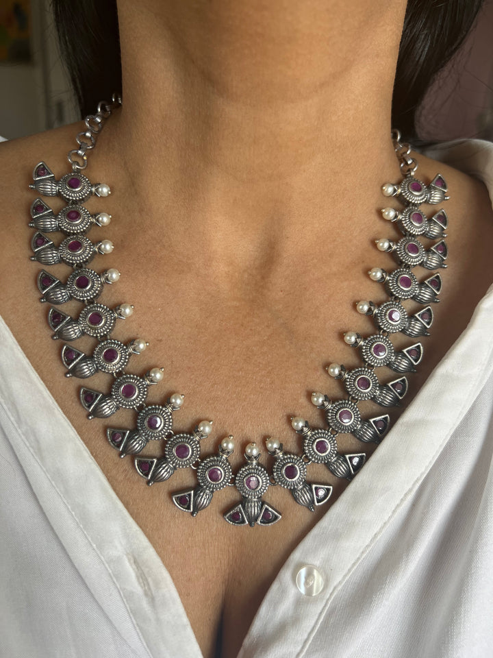Antique Oxidized Necklace Set | Stunning Statement Jewelry