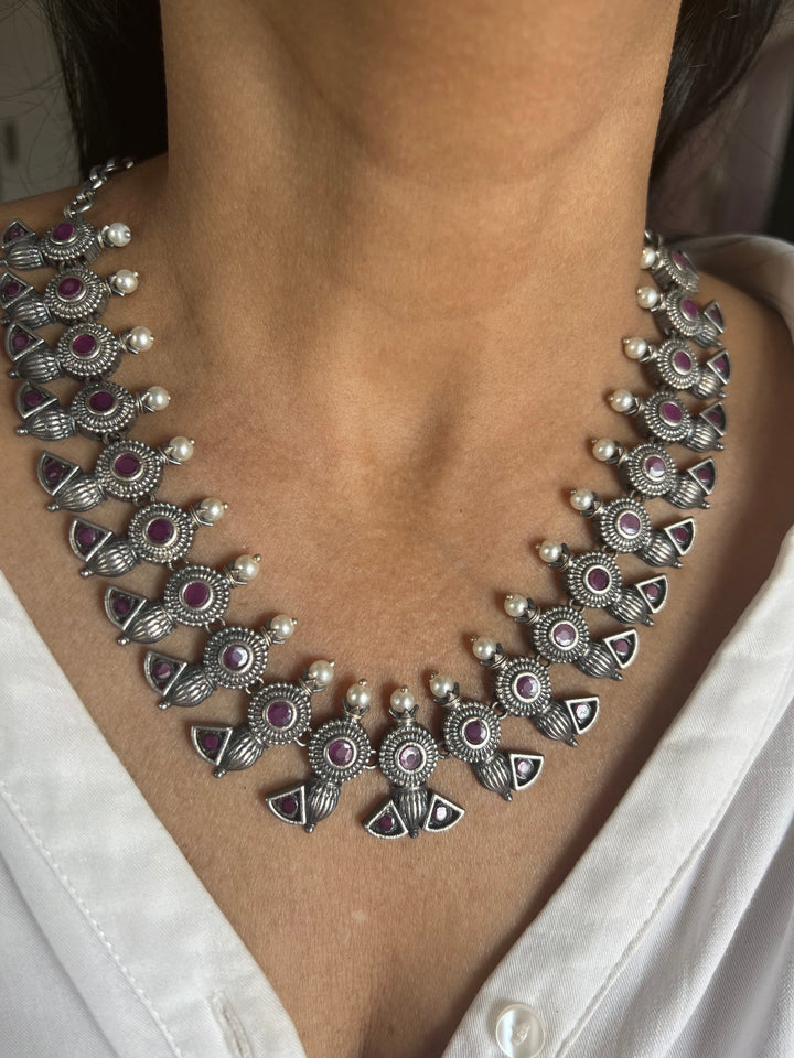 Antique Oxidized Necklace Set | Stunning Statement Jewelry
