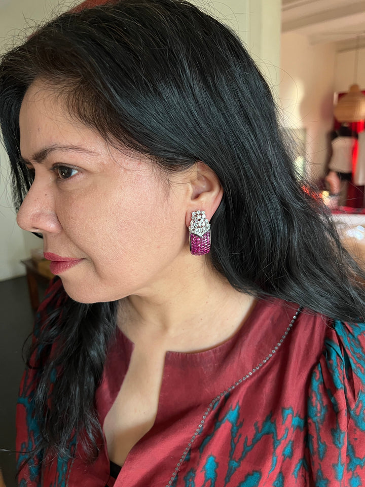 Statement Half Hoop Earrings - Premium Quality, Exquisite Craftsmanship