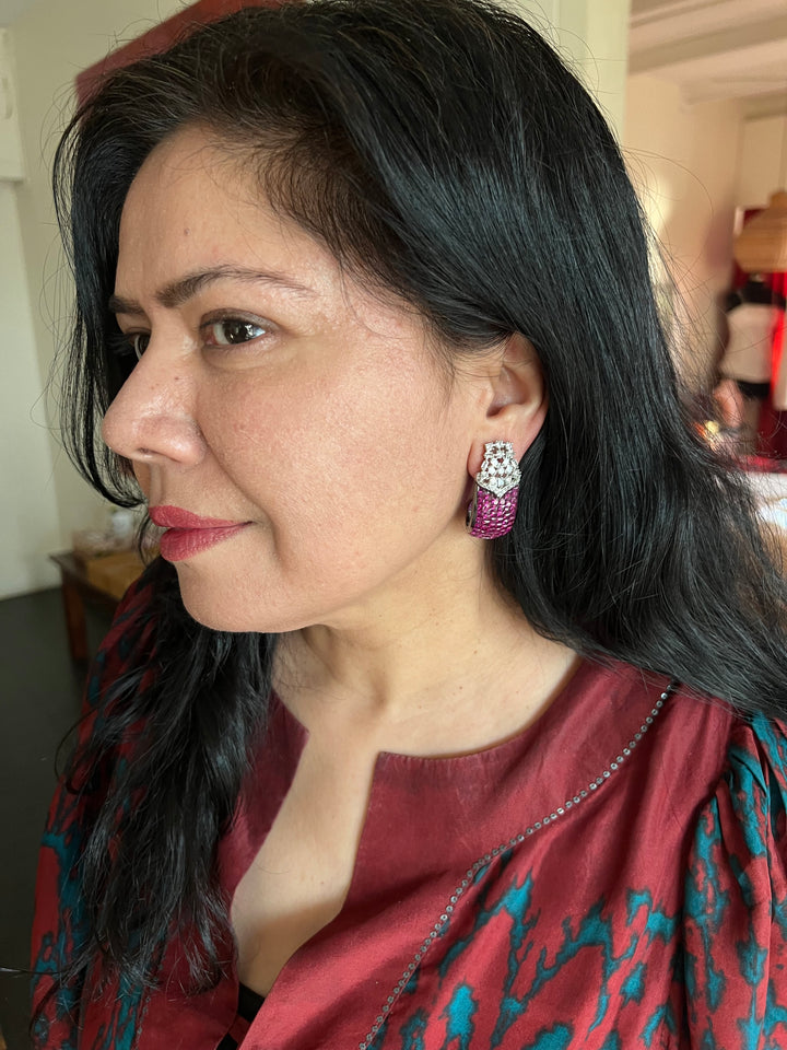 Statement Half Hoop Earrings - Premium Quality, Exquisite Craftsmanship