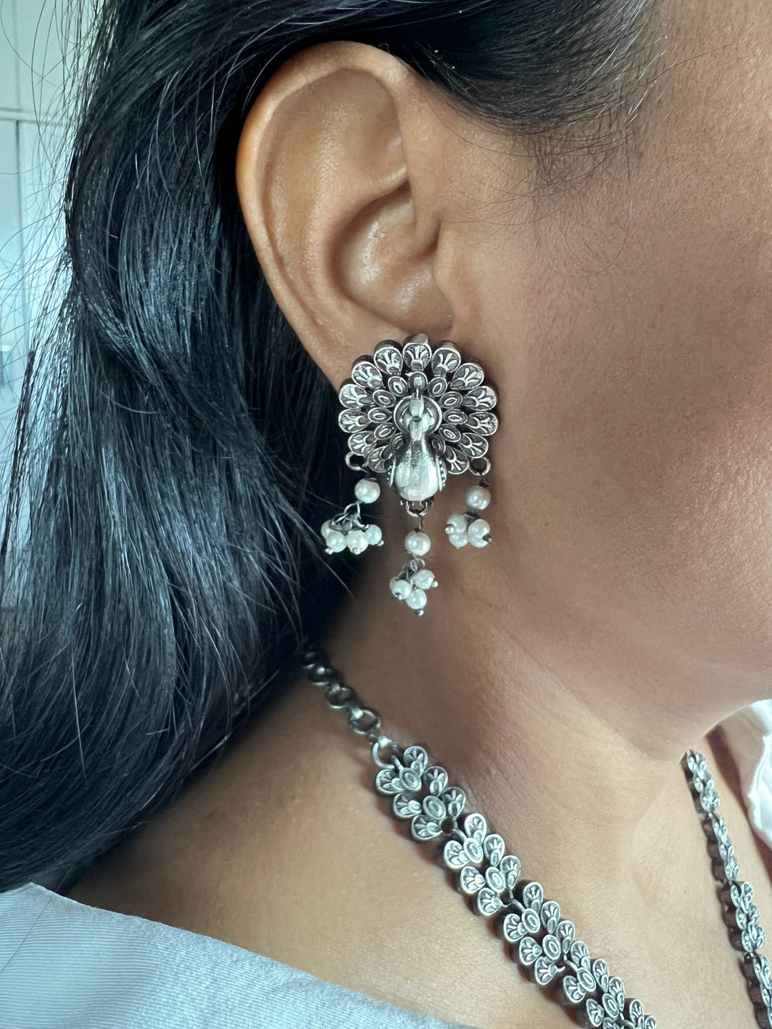 Antique Oxidized Necklace Set | Stunning Statement Jewelry