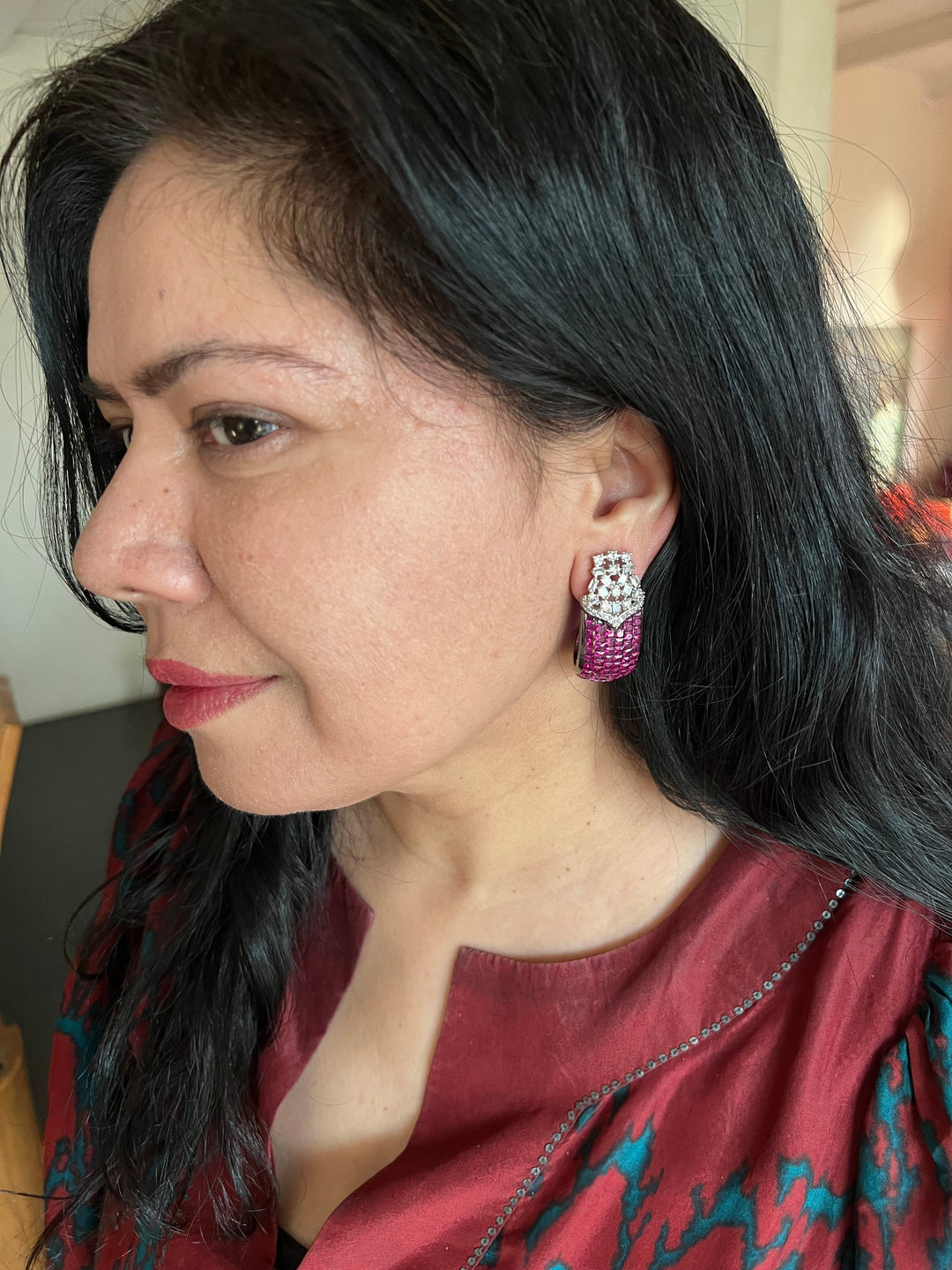 Statement Half Hoop Earrings - Premium Quality, Exquisite Craftsmanship