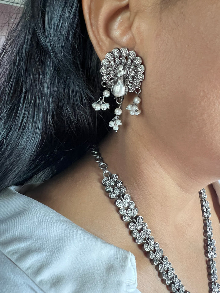 Antique Oxidized Necklace Set | Stunning Statement Jewelry