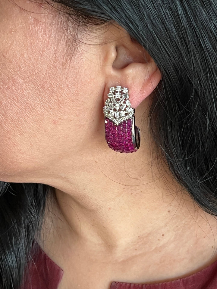 Statement Half Hoop Earrings - Premium Quality, Exquisite Craftsmanship