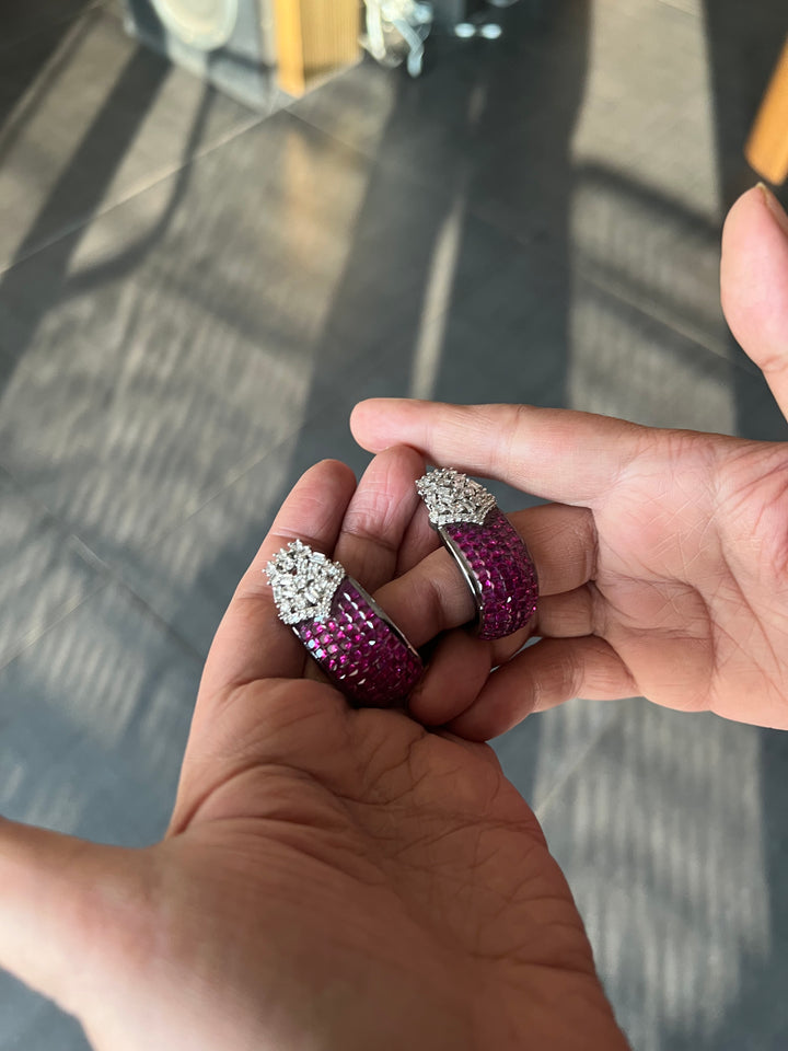 Statement Half Hoop Earrings - Premium Quality, Exquisite Craftsmanship