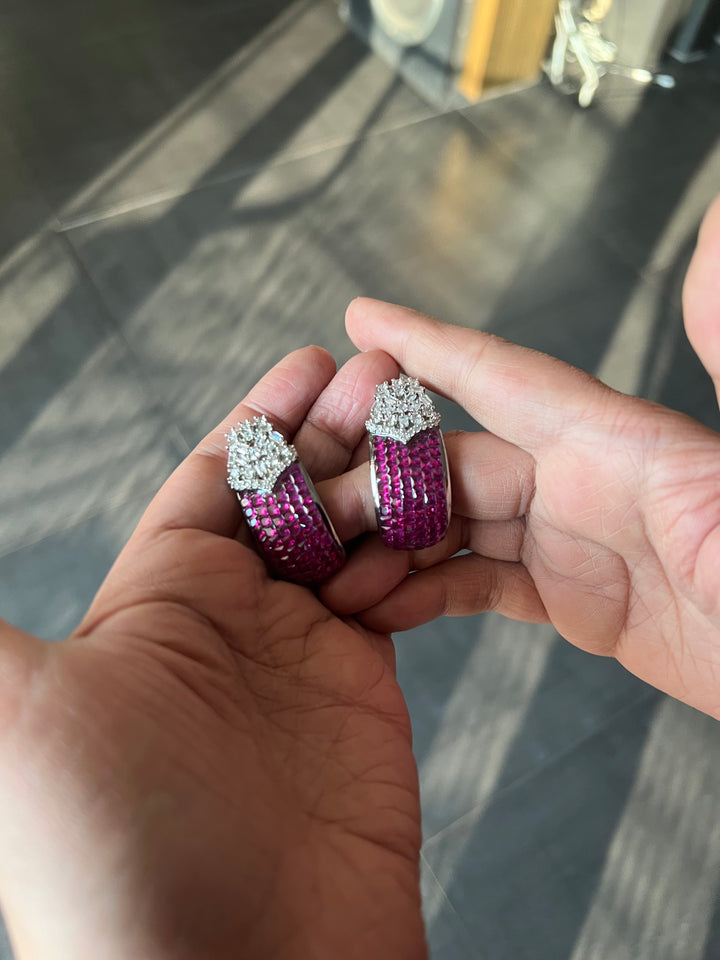 Statement Half Hoop Earrings - Premium Quality, Exquisite Craftsmanship