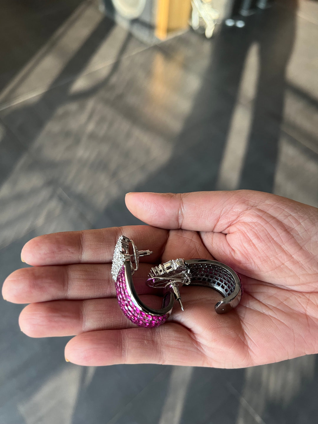 Statement Half Hoop Earrings - Premium Quality, Exquisite Craftsmanship