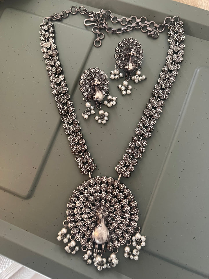 Antique Oxidized Necklace Set | Stunning Statement Jewelry