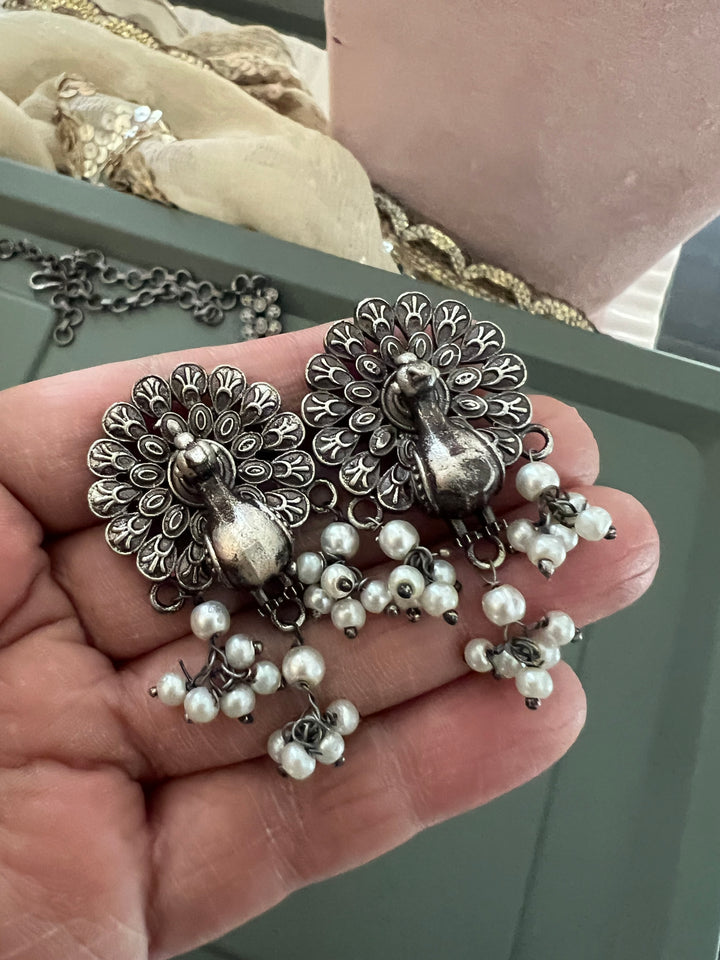 Antique Oxidized Necklace Set | Stunning Statement Jewelry