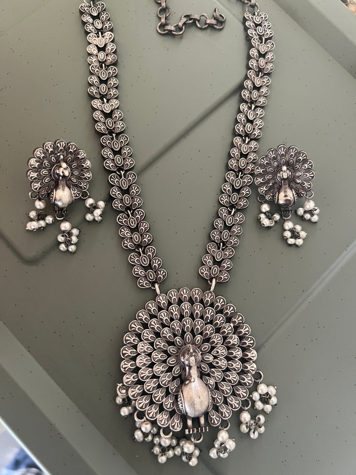 Antique Oxidized Necklace Set | Stunning Statement Jewelry