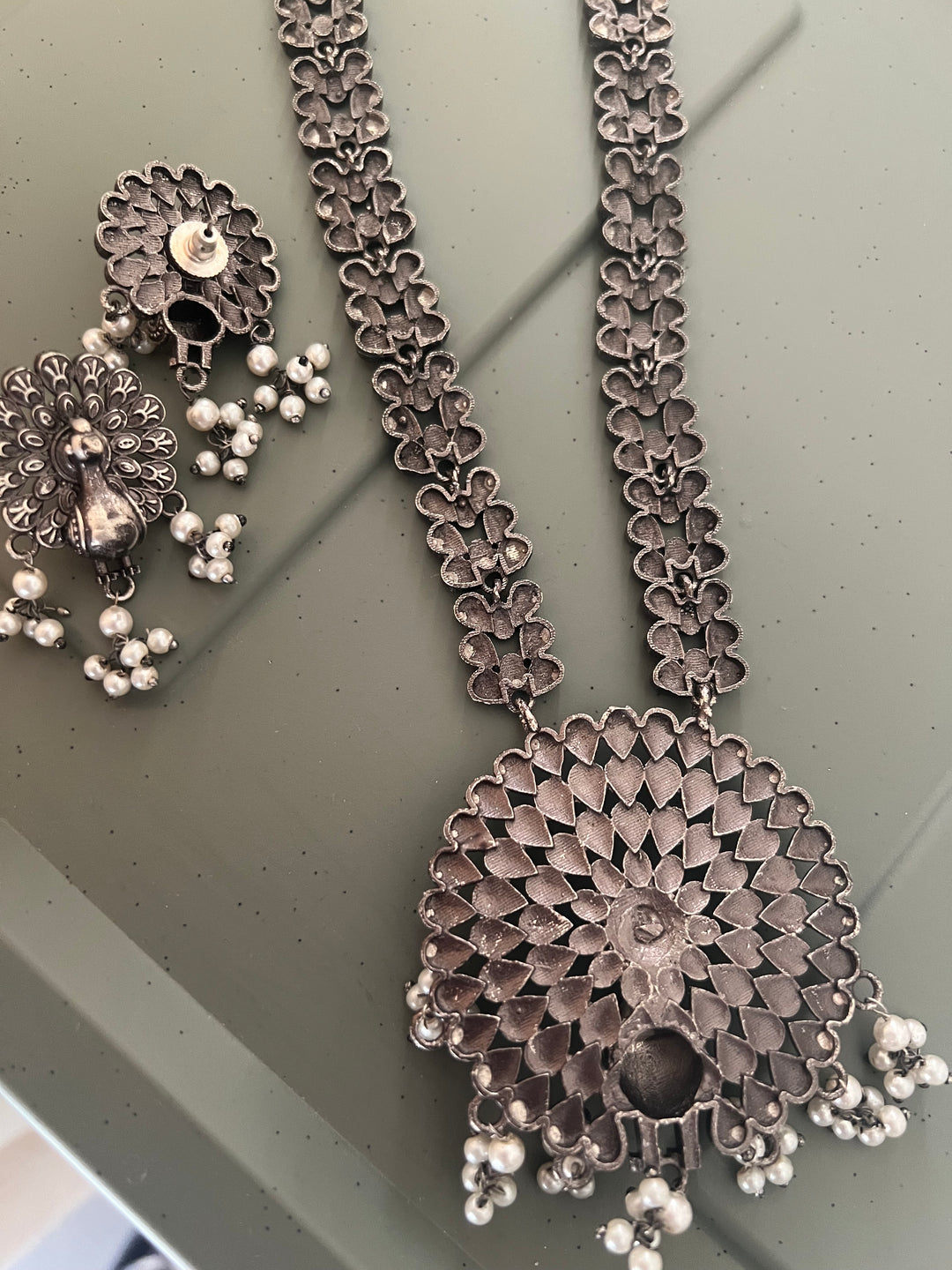 Antique Oxidized Necklace Set | Stunning Statement Jewelry