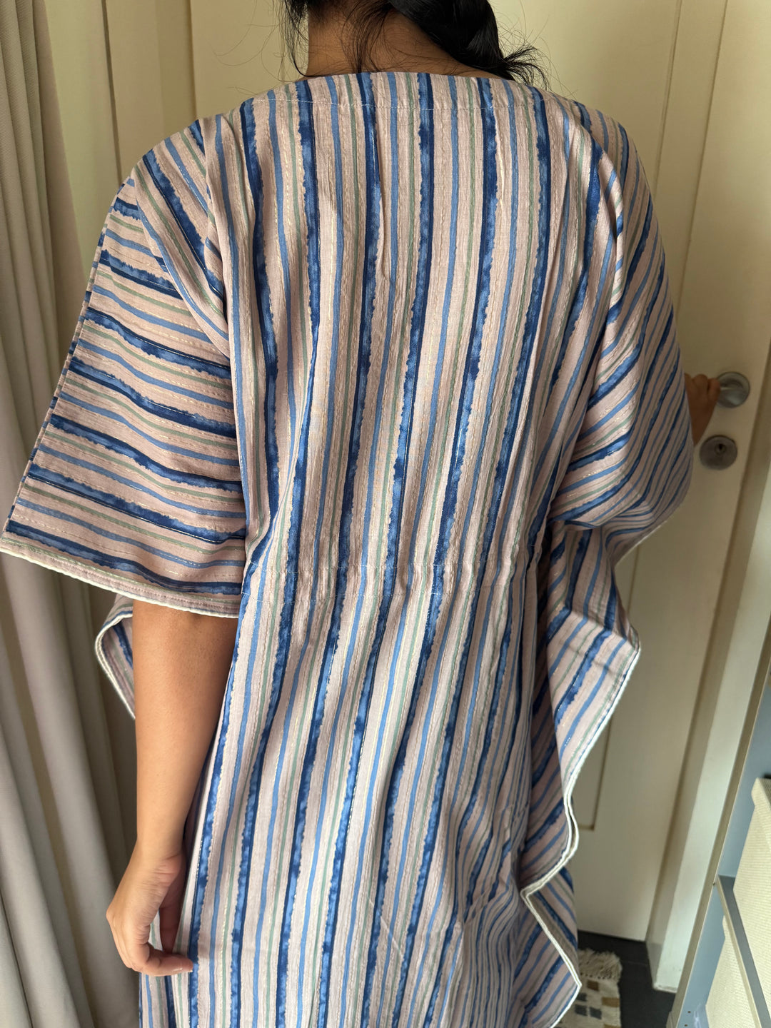 100% Cotton Kaftan: Indian Print Loungewear