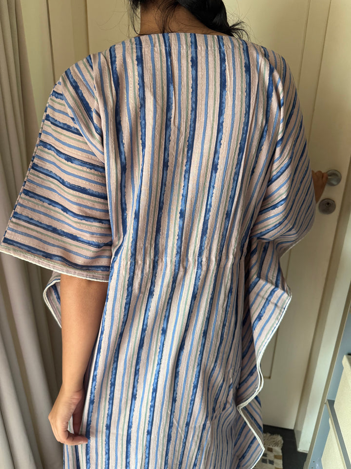 100% Cotton Kaftan: Indian Print Loungewear