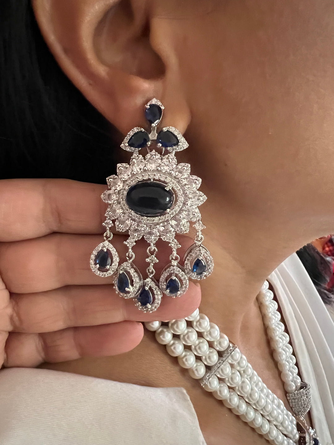 Beautiful Pearl and CZ Necklace Set - Unmatched Quality and Style