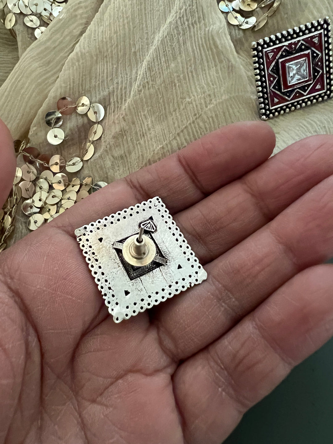 Timeless Vintage Stud Earrings | Bold Statement Jewelry