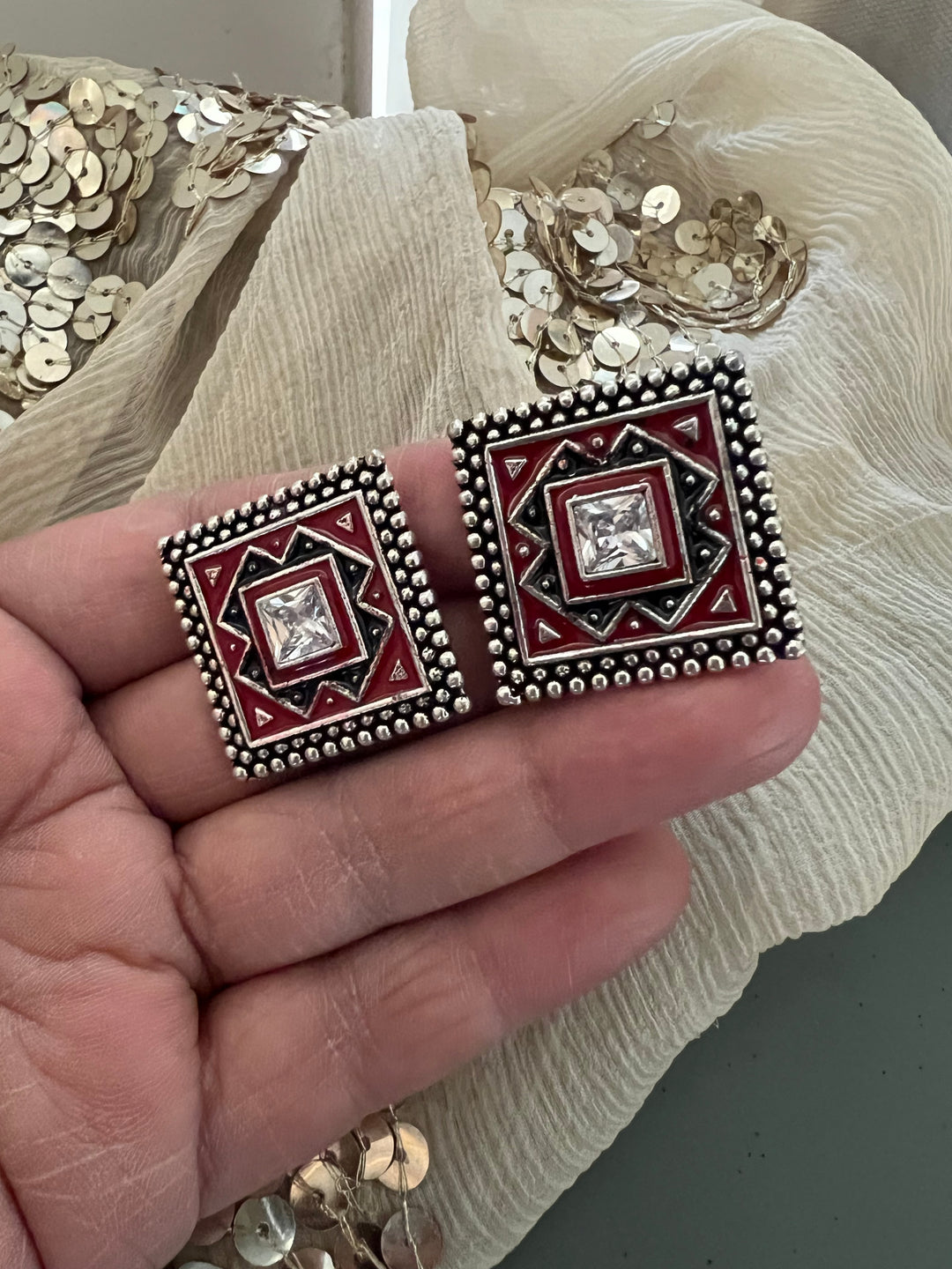 Timeless Vintage Stud Earrings | Bold Statement Jewelry