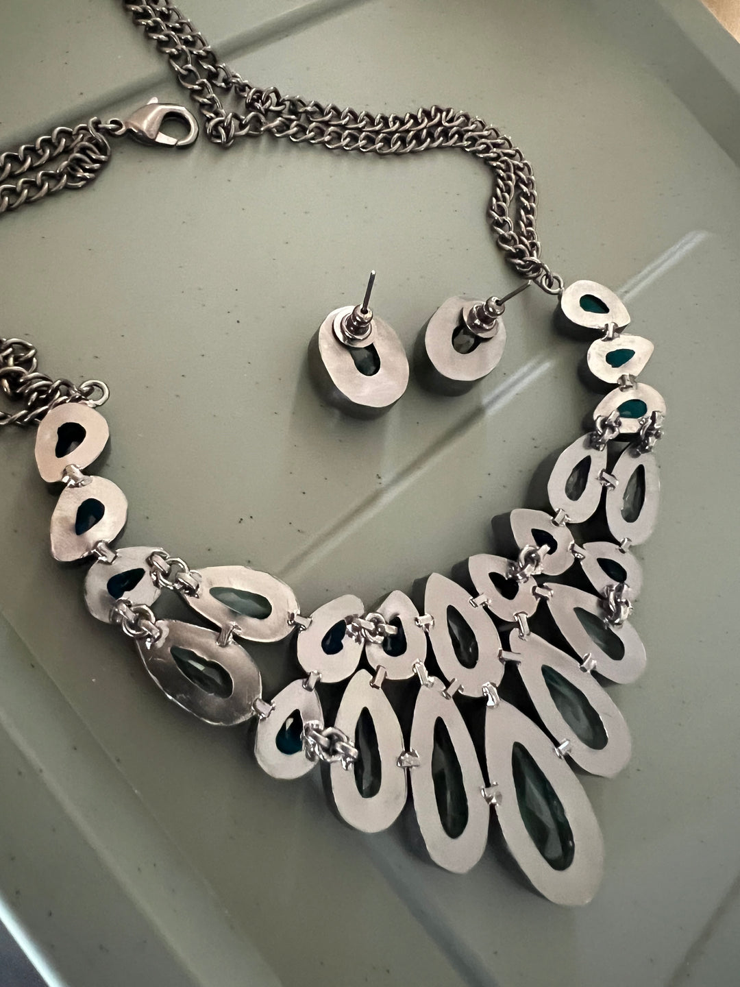 Statement Crystal Necklace Set