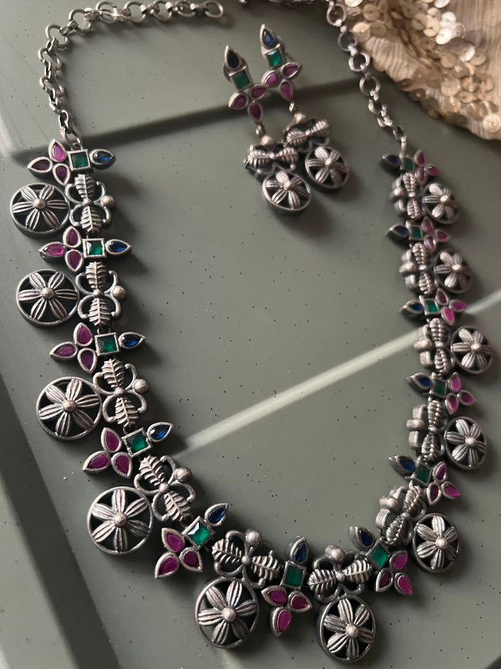 Antique Oxidized Necklace Set | Stunning Statement Jewelry