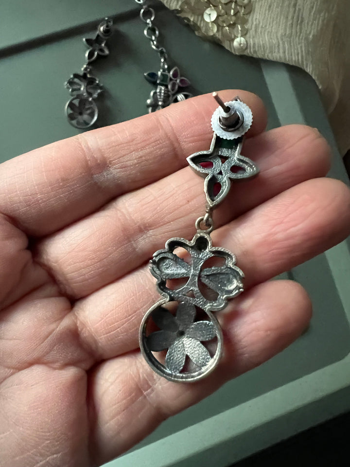 Antique Oxidized Necklace Set | Stunning Statement Jewelry