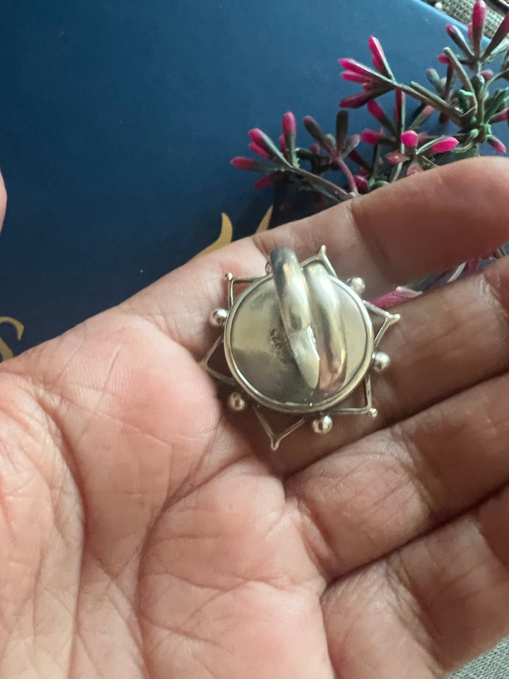 925 Silver Handpainted Designer Ring | Adjustable | SHIVKA