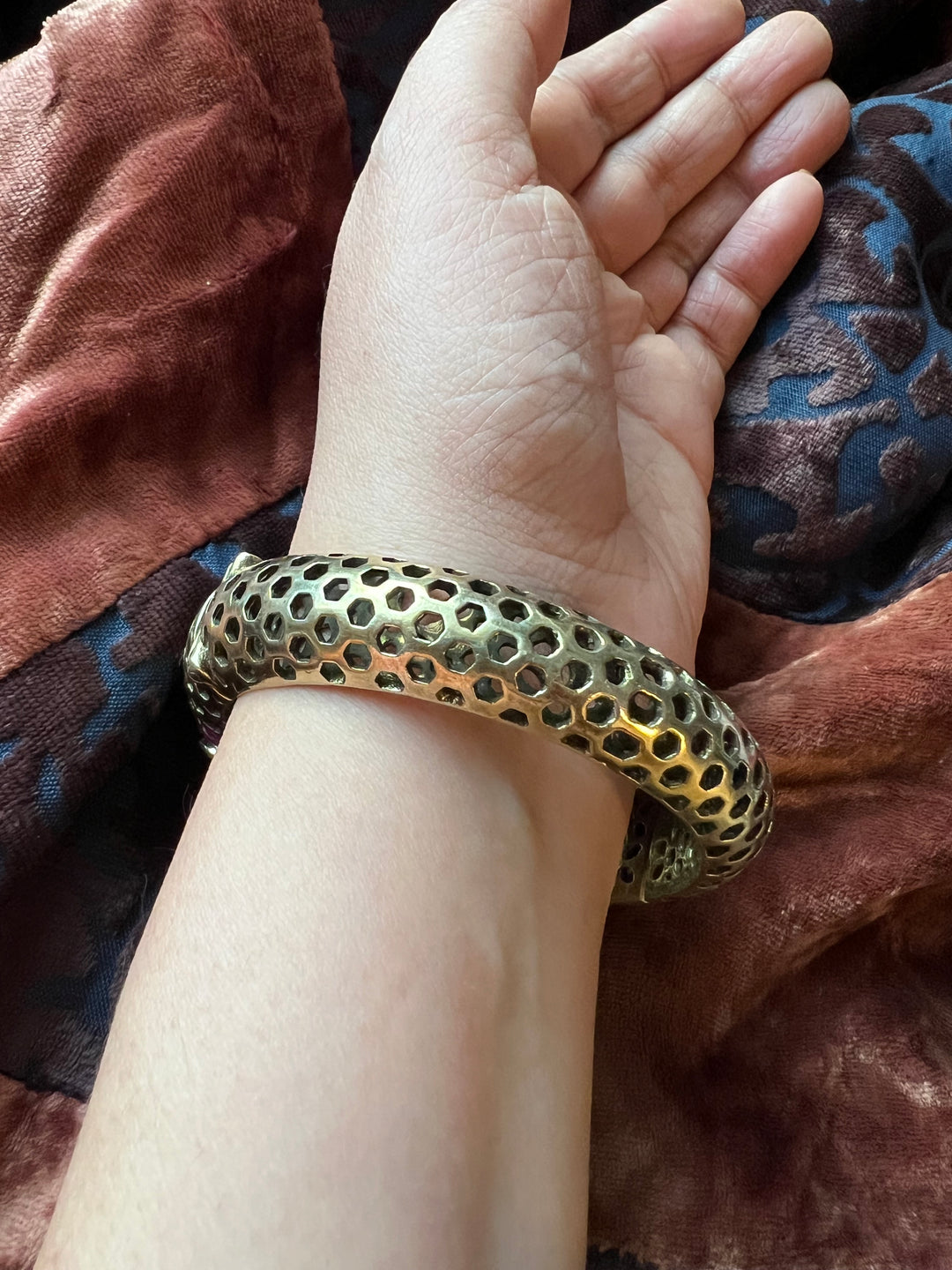 Polki Stone Bracelet - 925 Silver