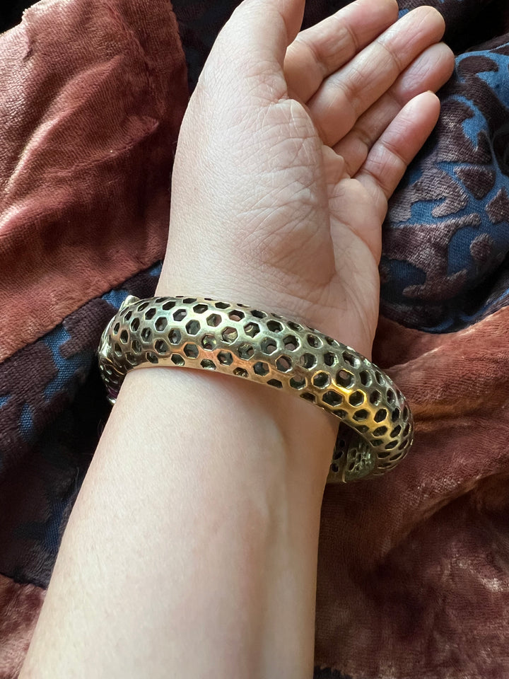 Polki Stone Bracelet - 925 Silver