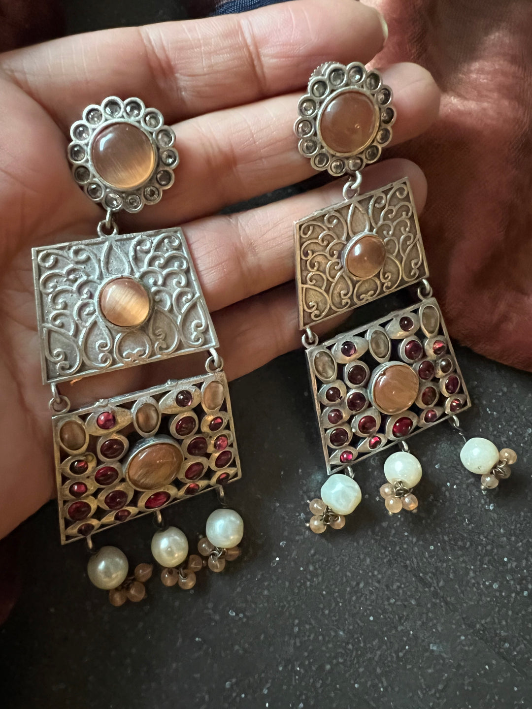 Elegant Fusion Necklace with Earrings