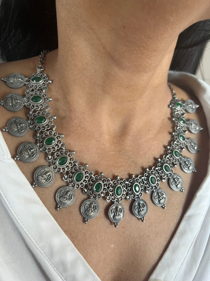 Antique Oxidized Necklace Set | Stunning Statement Jewelry