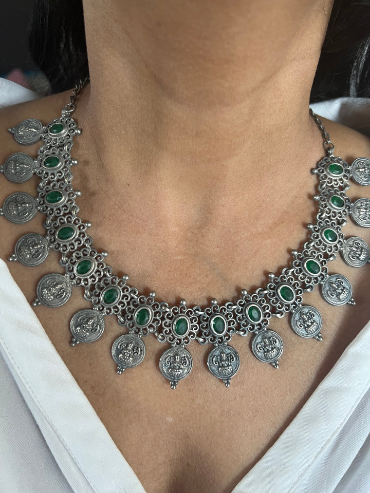 Antique Oxidized Necklace Set | Stunning Statement Jewelry