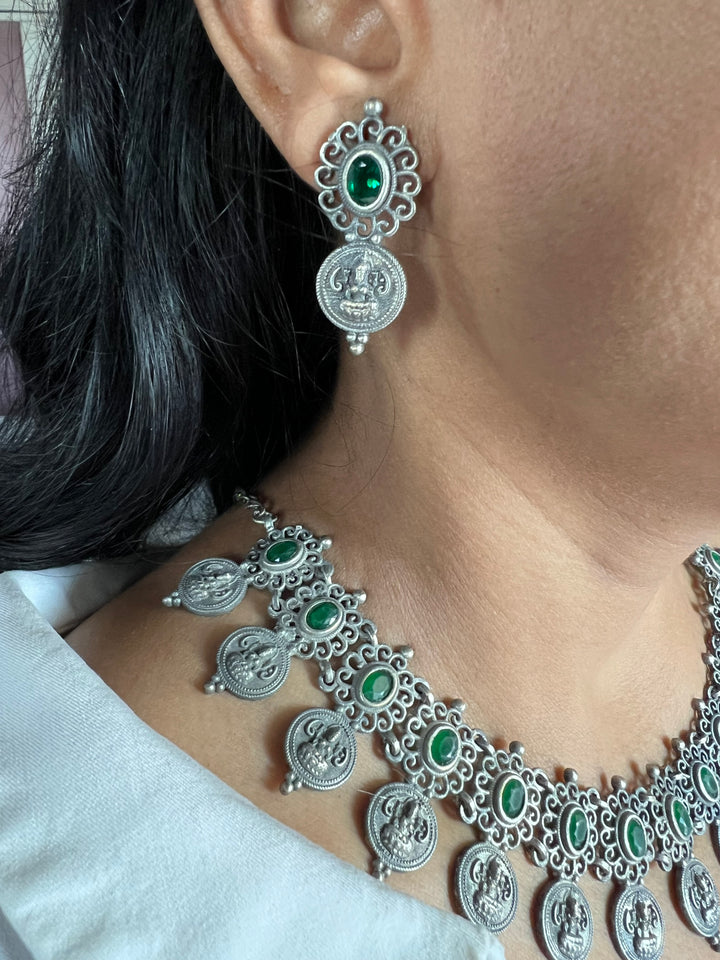 Antique Oxidized Necklace Set | Stunning Statement Jewelry