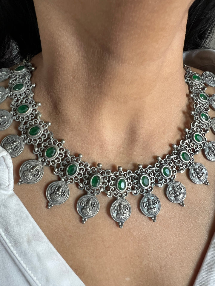 Antique Oxidized Necklace Set | Stunning Statement Jewelry