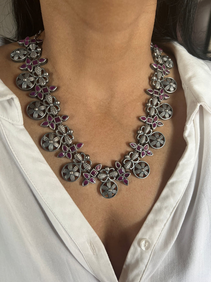 Antique Oxidized Necklace Set | Stunning Statement Jewelry