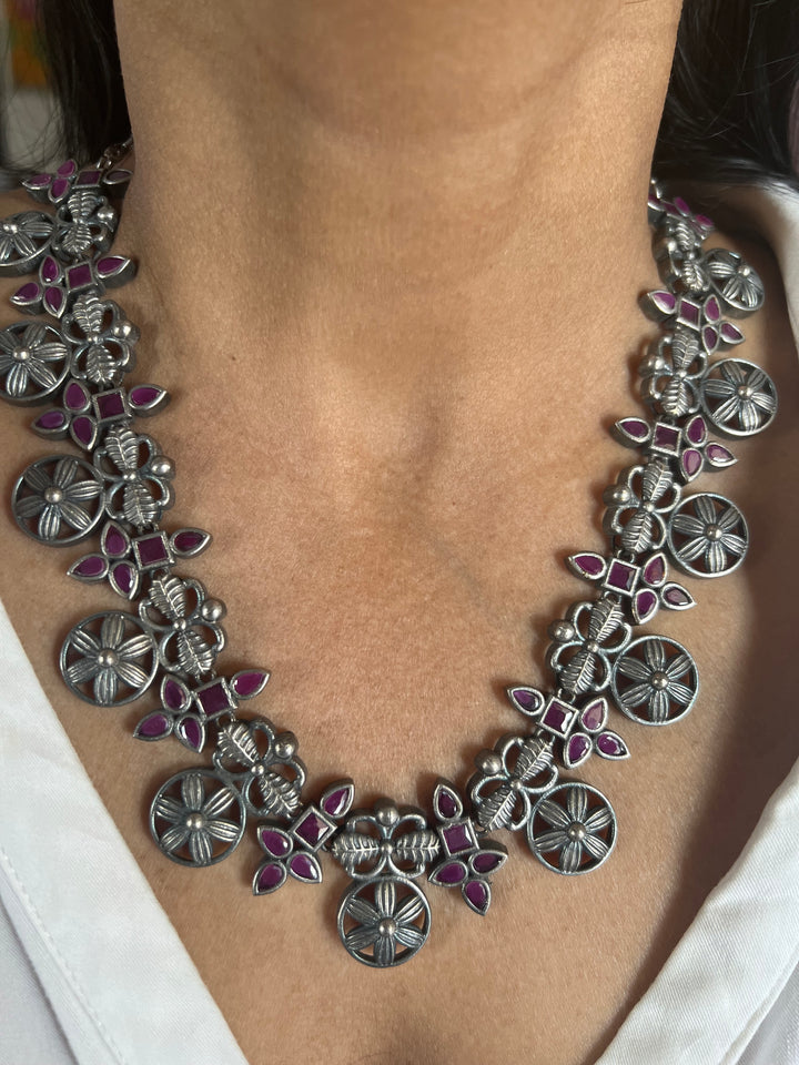 Antique Oxidized Necklace Set | Stunning Statement Jewelry