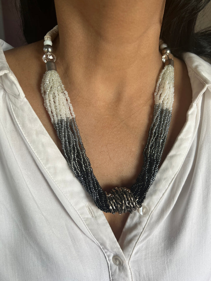 Statement Beads Necklace | SHIVKA | Bold and Elegant Jewelry