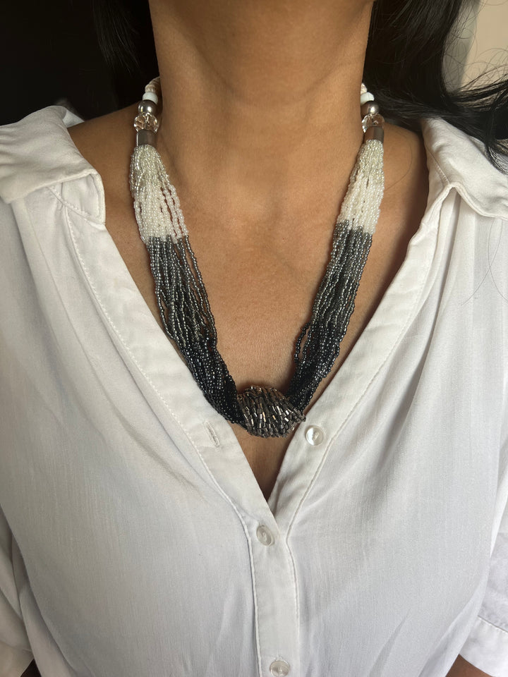 Statement Beads Necklace | SHIVKA | Bold and Elegant Jewelry